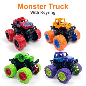 Monster Truck Pushback Keyring (12pc Pack)