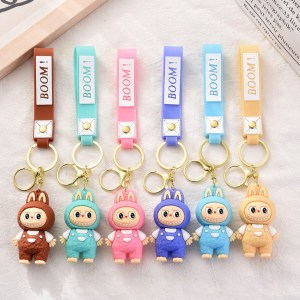Labubu 3d Keychain 6 Design (Pack of 12)