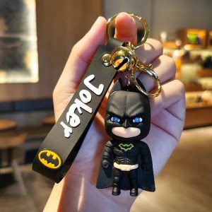 Batt-man Black Blue Eyes 3D Keychain (Pack of 12pcs)