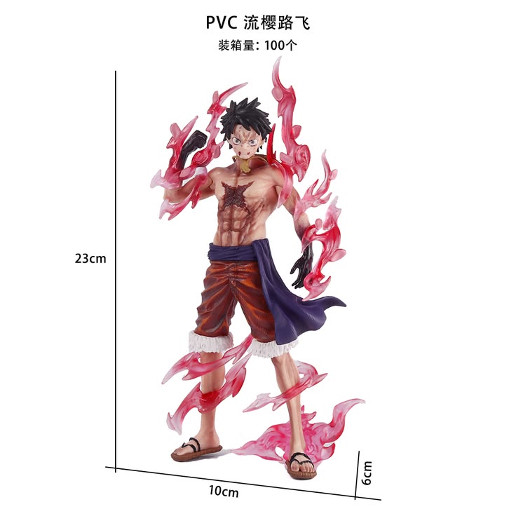 Luffy Flowing Sakura Figure