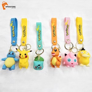 Pokemon 6 Designs 3D Keychain Set 12pcs