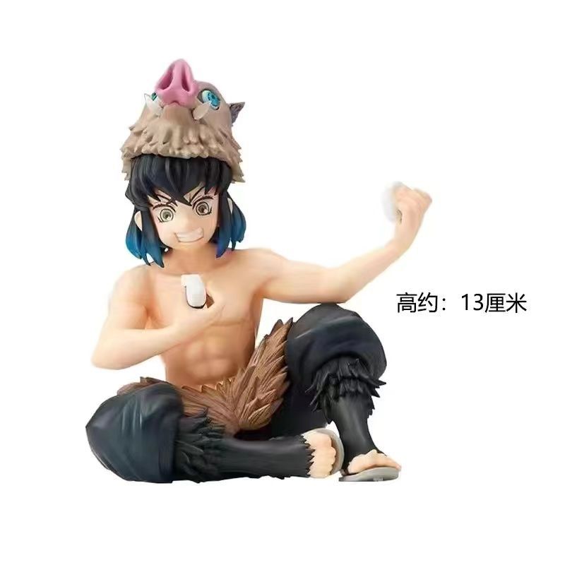 5Pcs Inosuke Sitting Figure
