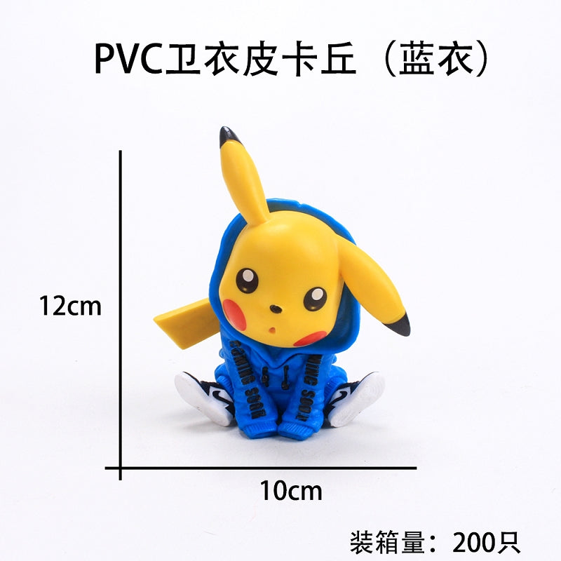 New Pekachu In Blue Dress Action Figure