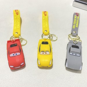 Lightning Mc Queen Car 3d Keychain (Set of 12Pcs)