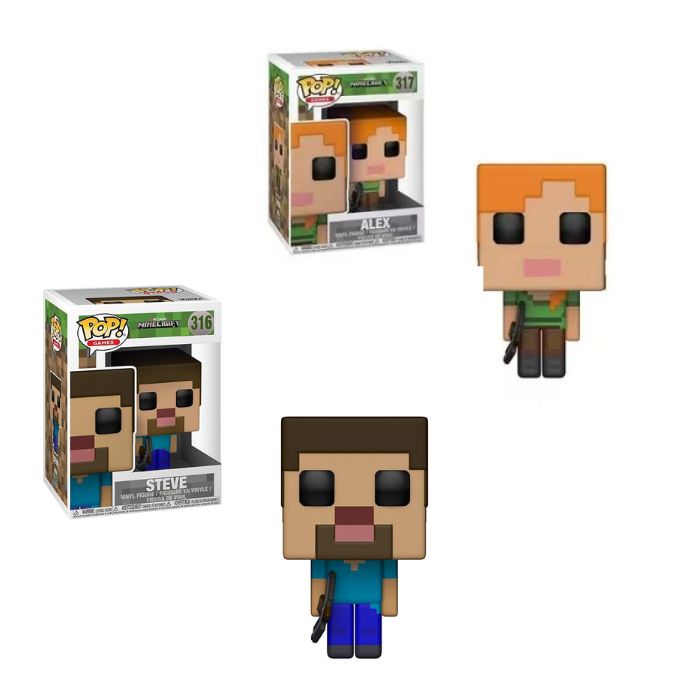 2 Pcs Mine Craft Pop Set