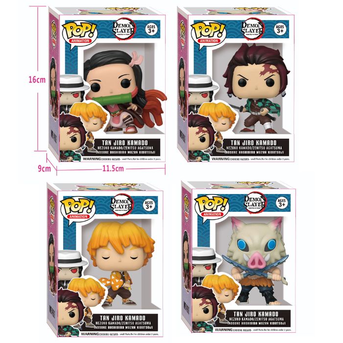 4Pcs Demon Slayer Fun Pop