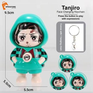 Tanjiro Face Changing Keychain (Pack of 12)