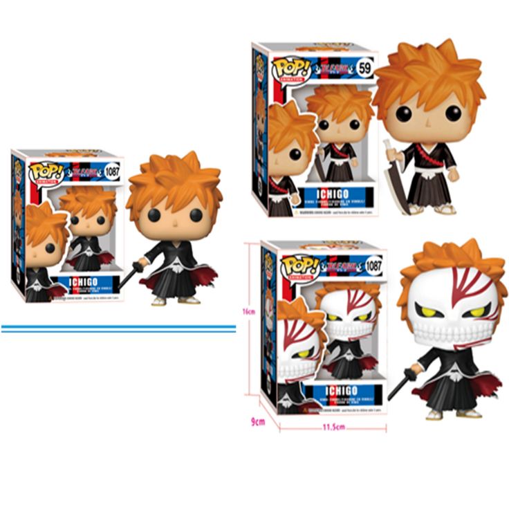 3Pcs Bleech Funny Pop