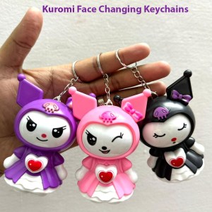 Kuromi Mix Face Changing Keychain (Pack of 12)