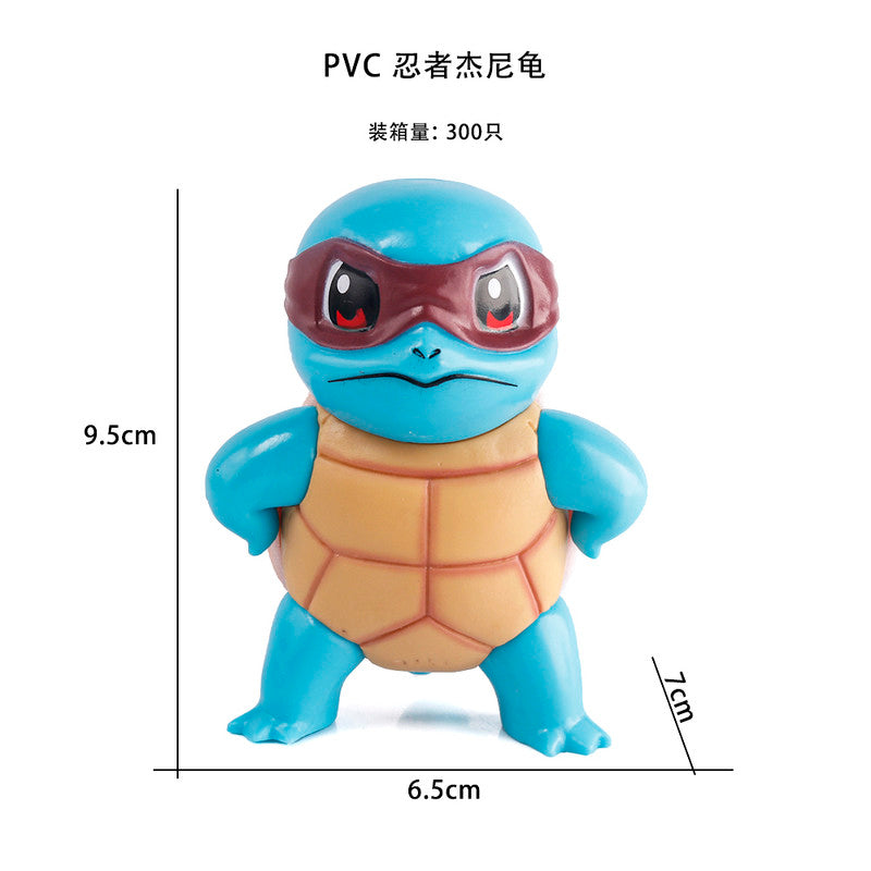 Blue Pokimon PVC 8239 2 Figure