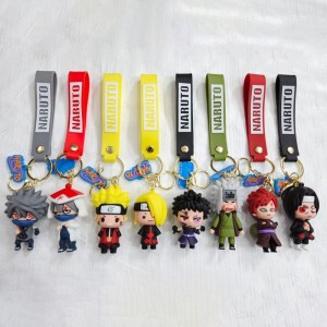 Narutoo Characters PVC Keychains 12pcs
