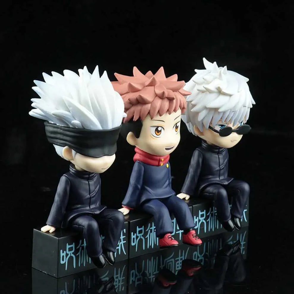 Set Of 3 Gojo On Box Figure Set