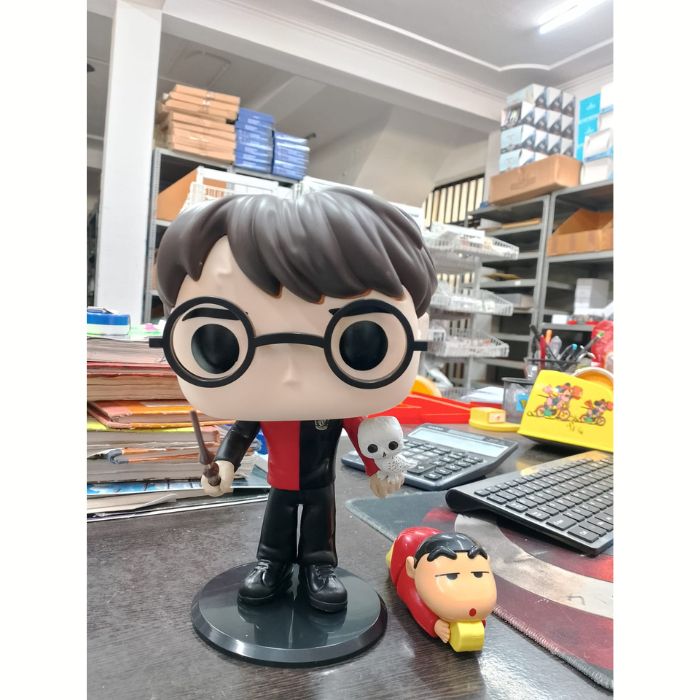 Magic Boy HP Hari Red Coat With Hedwig Owl Fun Pop Figure 25 Cm