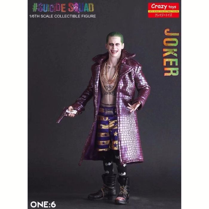 Crazy Joker Toy Figure 30 cm Real Clothes Movable Action Figure