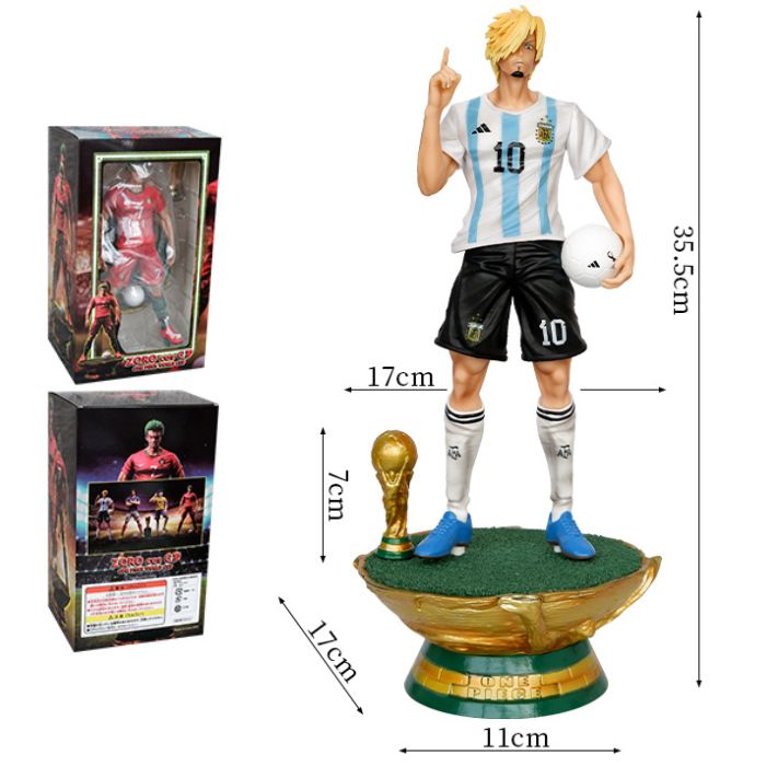 36 cm Large Messi Sanji Figure