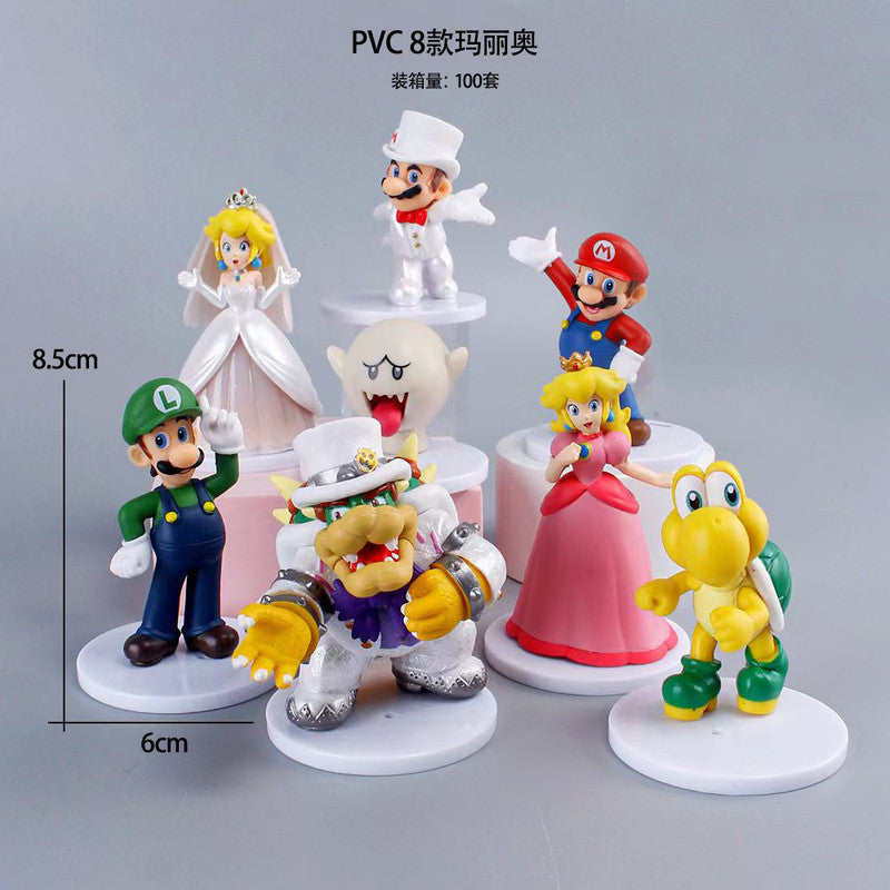 Mario Set Of 8 Pcs
