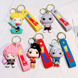 DBZ New Trending 3D Keychains Pack of 12pcs
