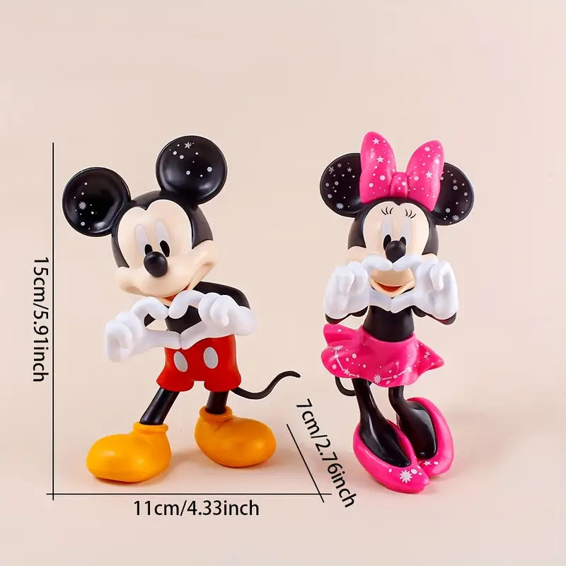 Mickey Minnie Heart Figure