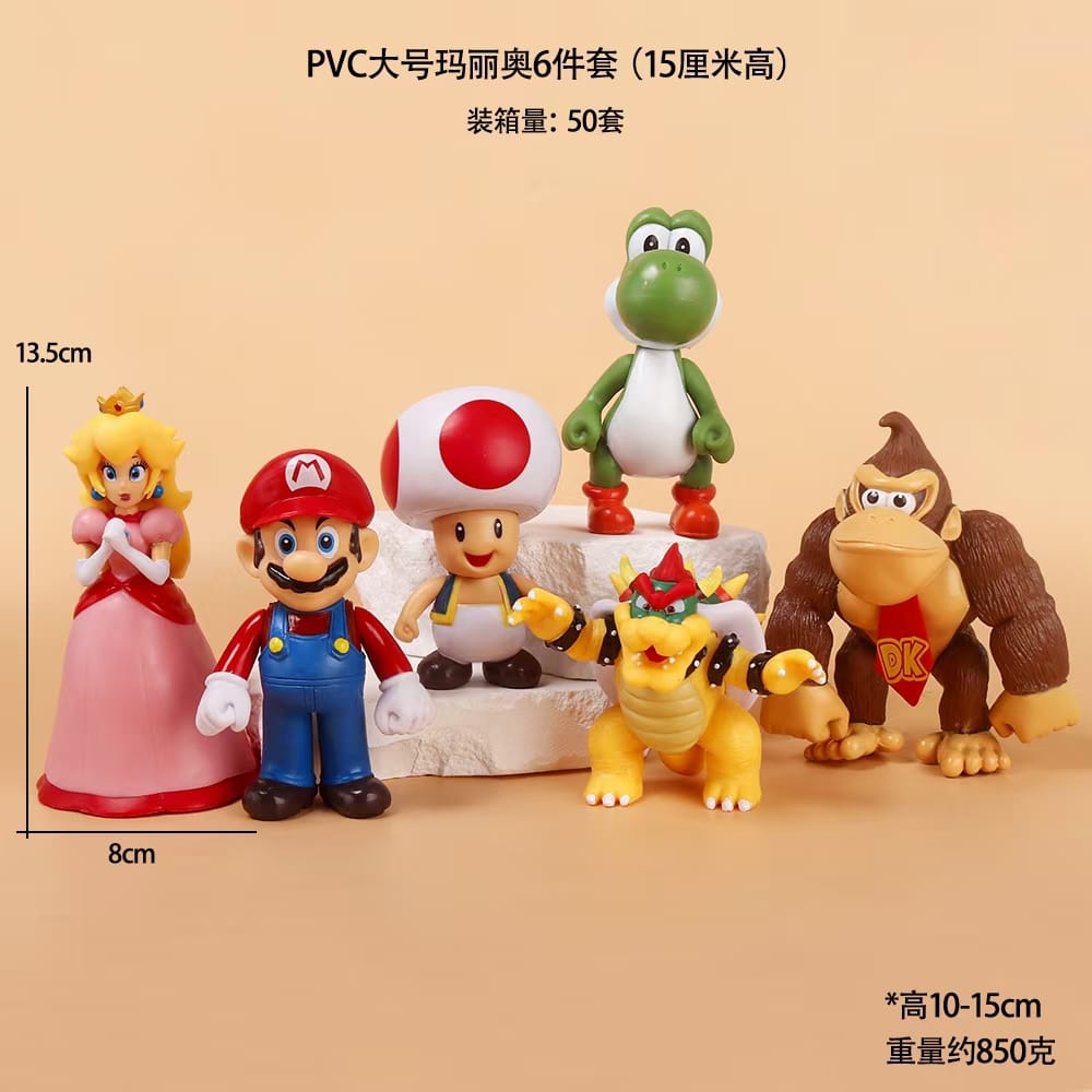 Mario 6 Pc Set
