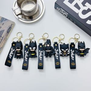 Batt-man 5 Designs 3d Keychains pack of 12pcs
