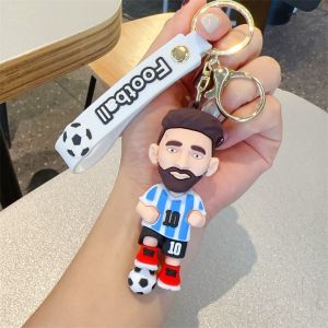 Messi With Football 3d Keychain Pack of 12Pcs