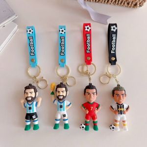 Messi-Ronaldo New Keychains Pack of 12pcs