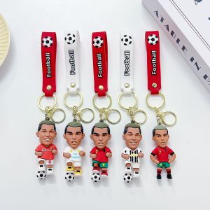 Ronaldo Footballer 3d Keychains Pack of 12Pcs